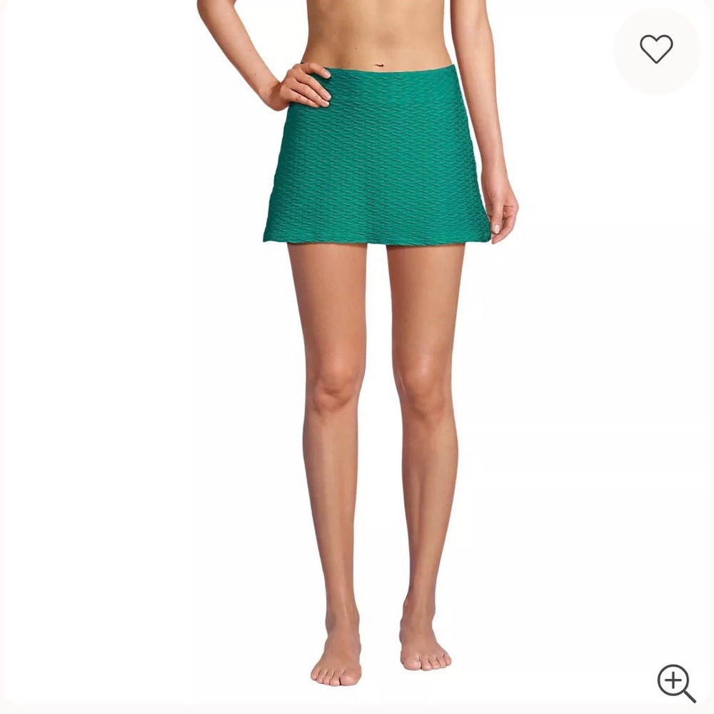 Island Emerald Green Swim Skirt